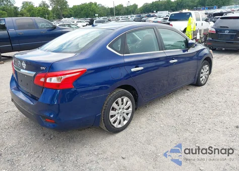 2016 Nissan Sentra Sv from USA, damaged, VIN 3N1AB7AP3GL671925